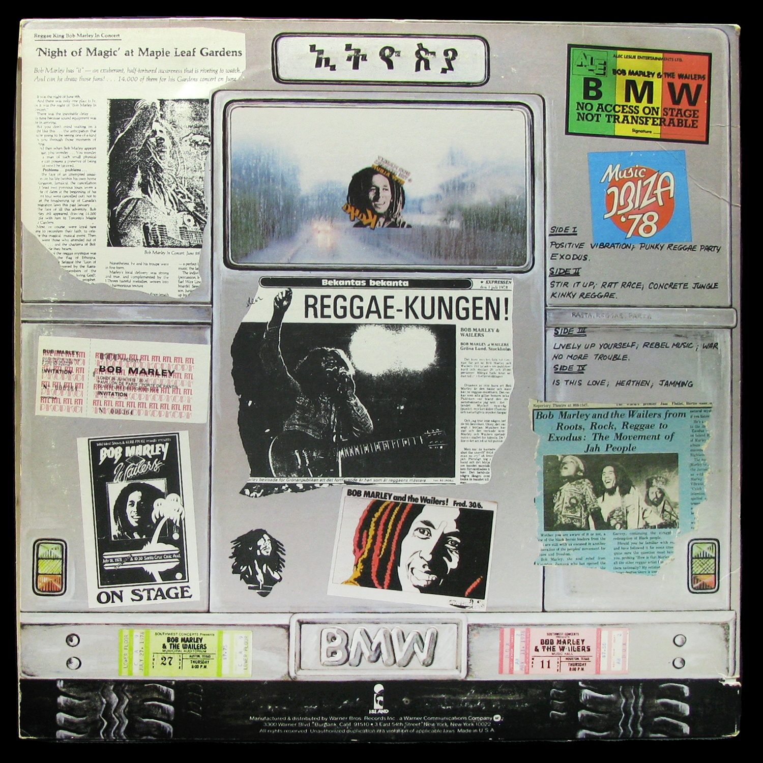 LP Bob Marley — Babylon By Bus (+ poster,  2LP) фото 2