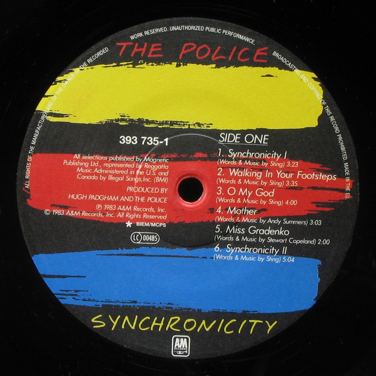 LP Police — Synchronicity фото 3