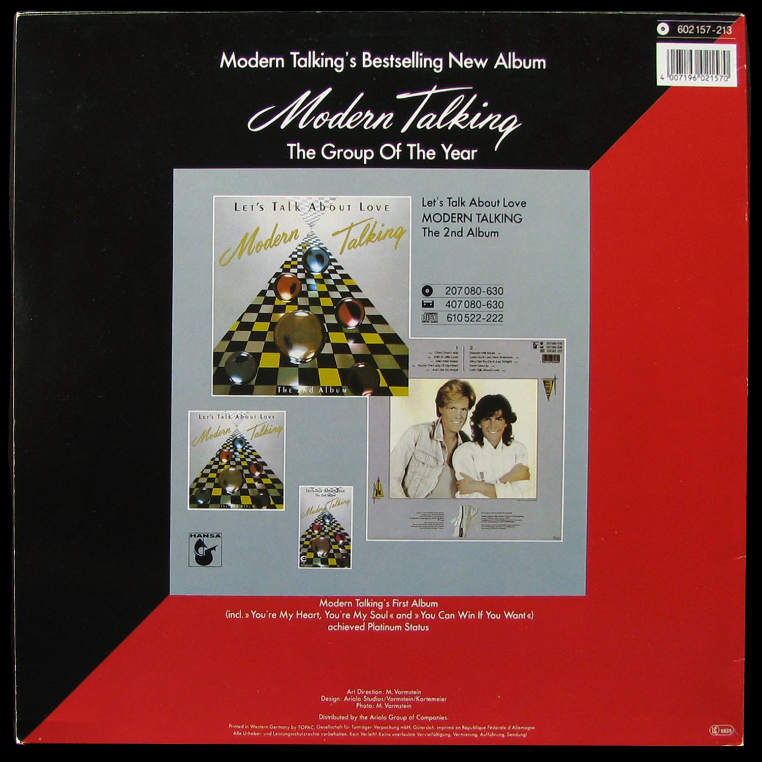 LP Modern Talking — Brother Louie (maxi) фото 2