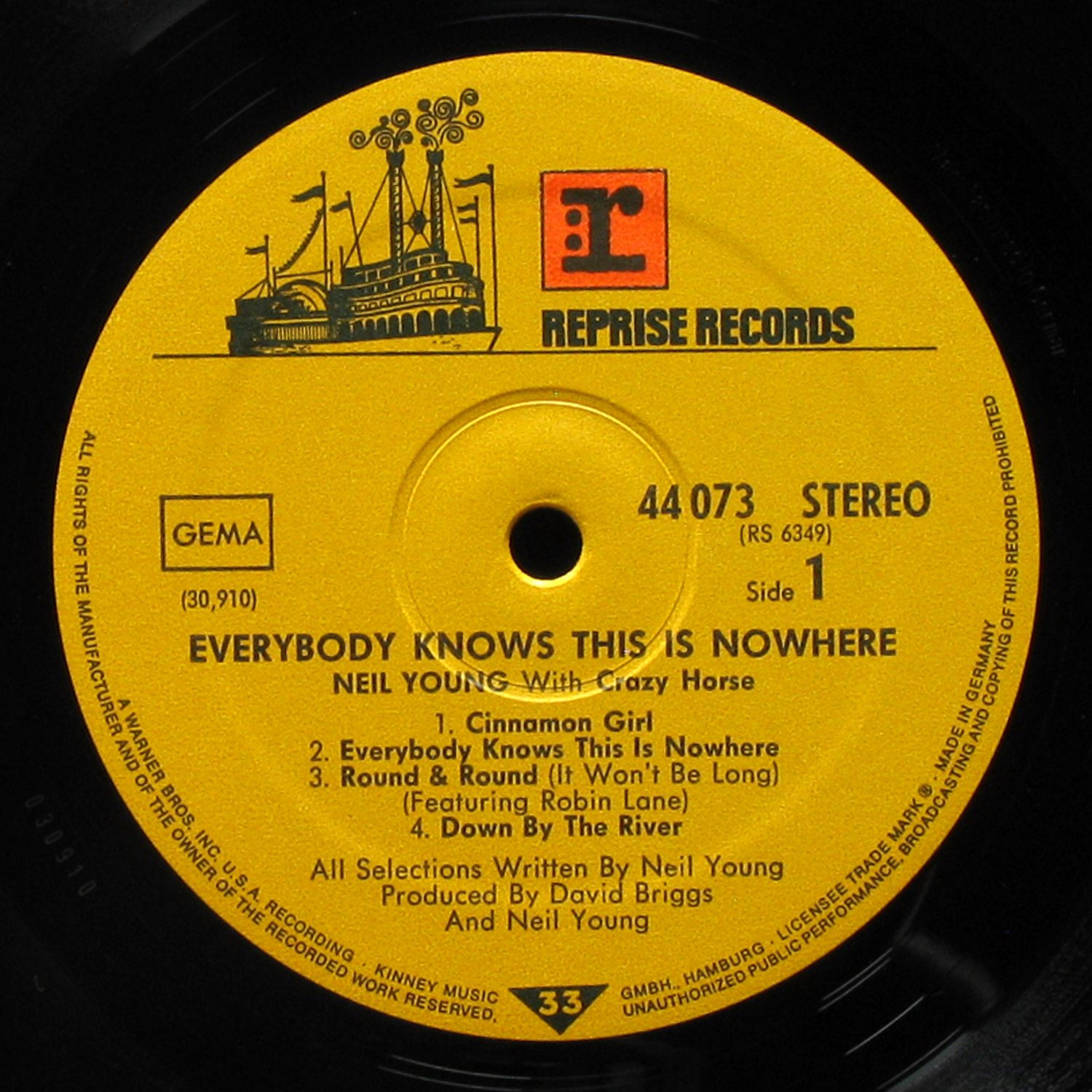 LP Neil Young — Everybody Knows This Is Nowhere фото 3