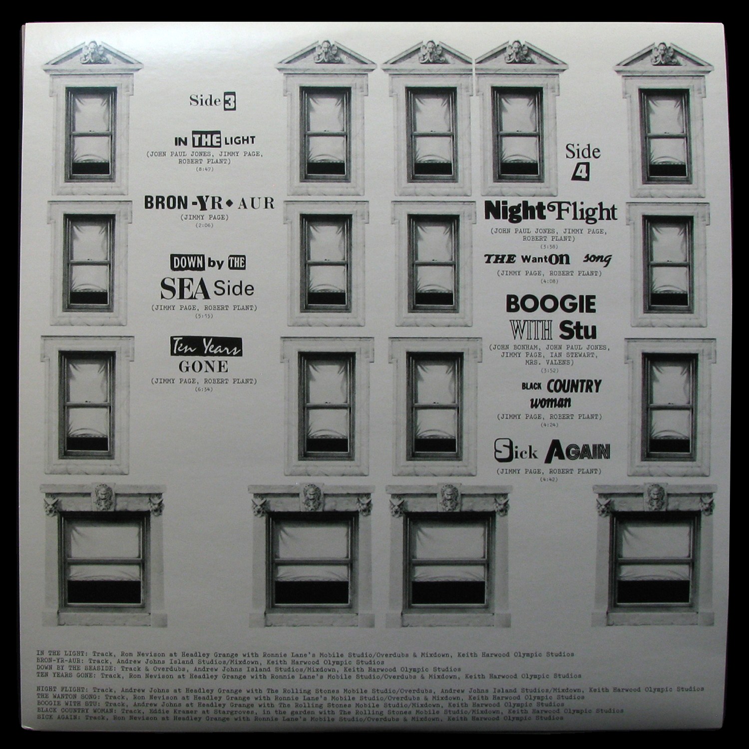 LP Led Zeppelin — Physical Graffiti (2LP) фото 4