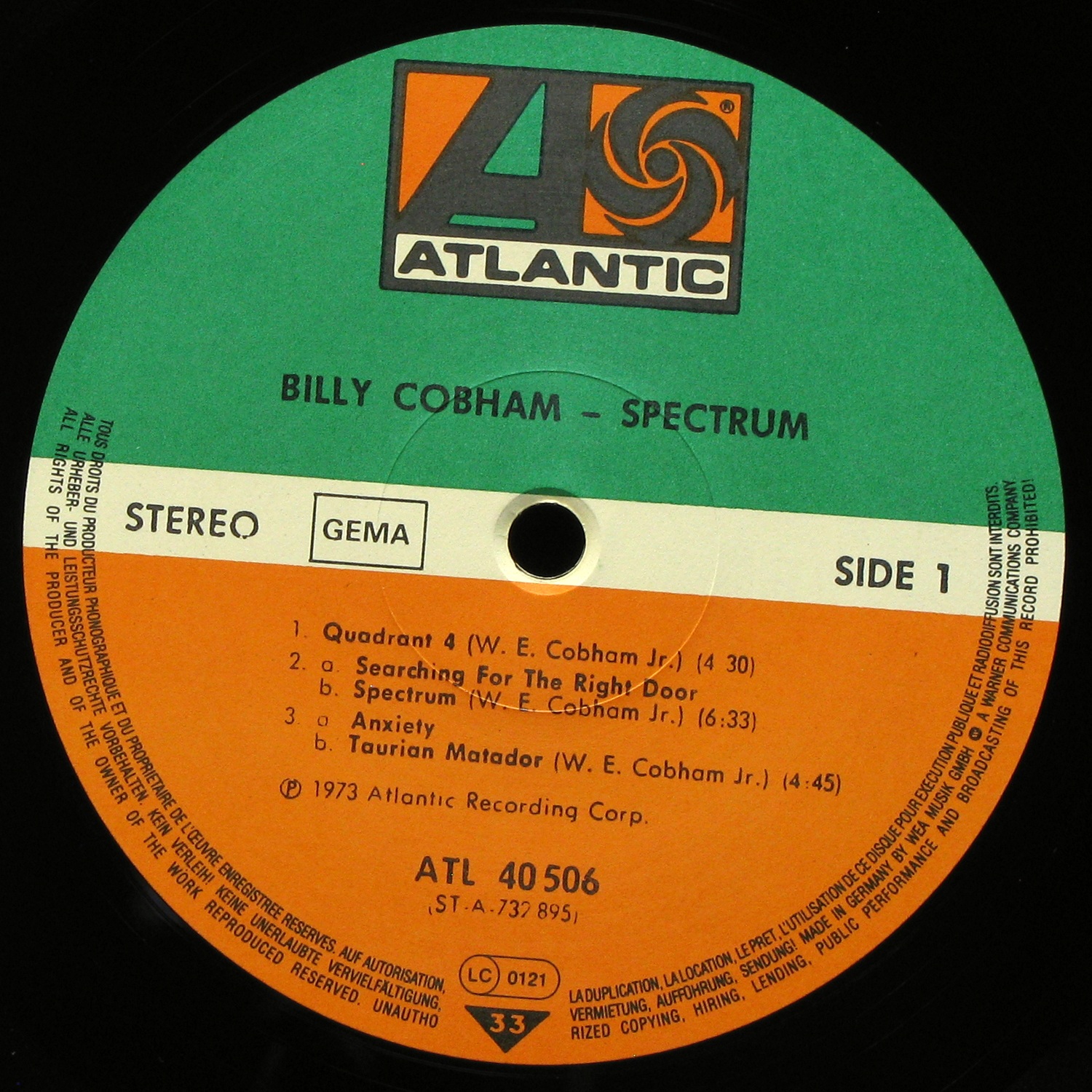 LP Billy Cobham — Spectrum фото 3