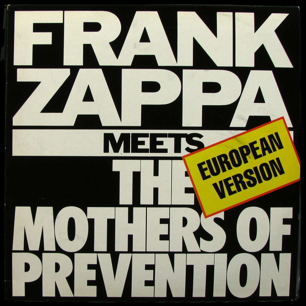 LP Frank Zappa — Meets The Mothers Of Prevention фото