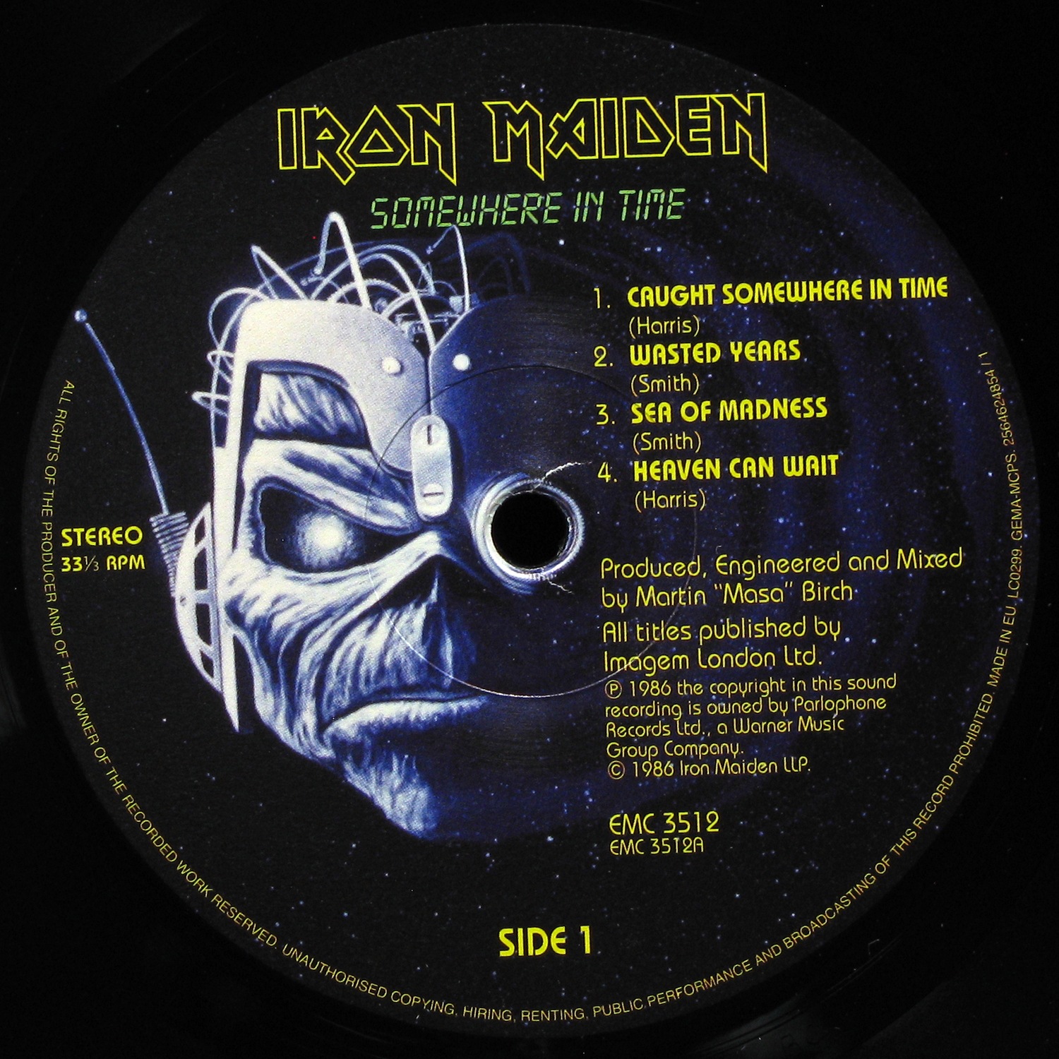 LP Iron Maiden — Somewhere In Time фото 3