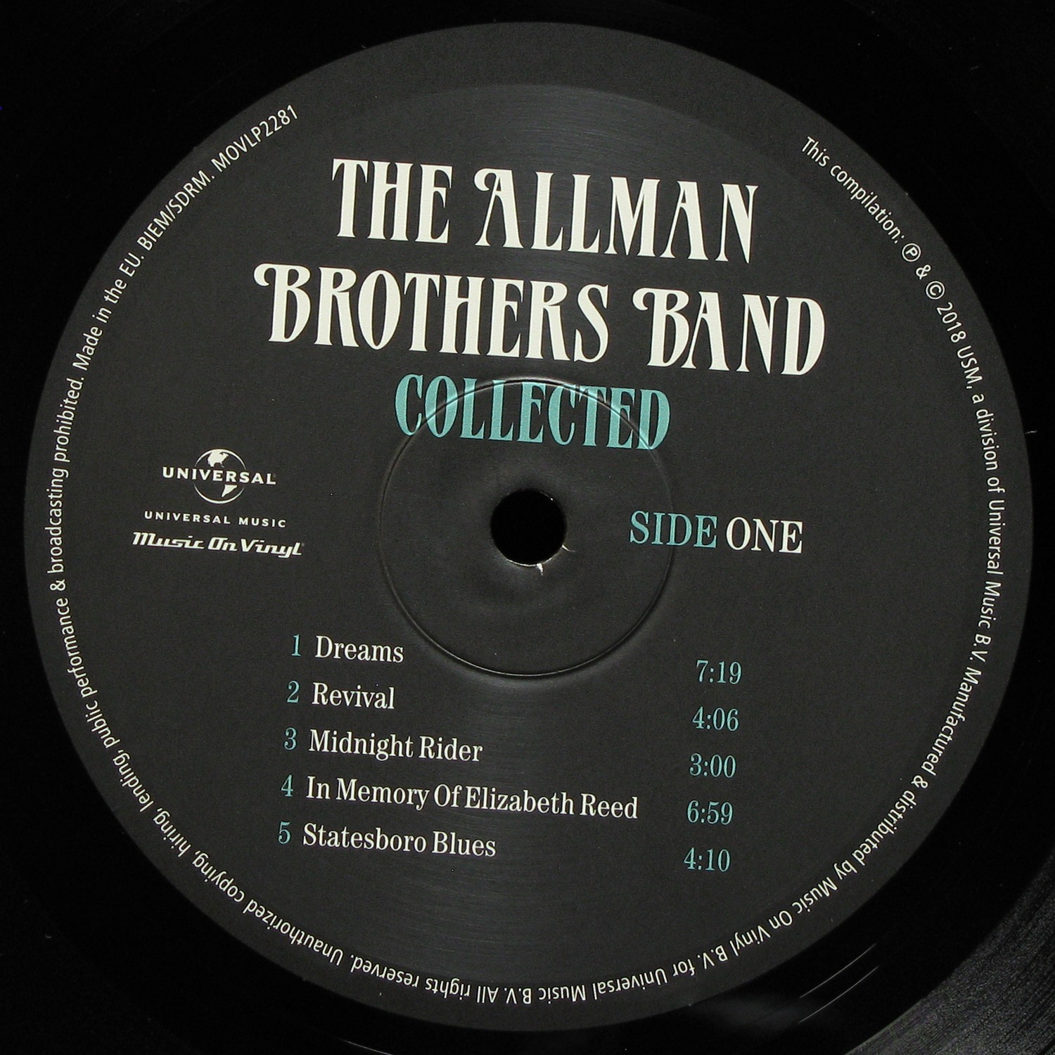 LP Allman Brothers Band — Collected (2LP) фото 3