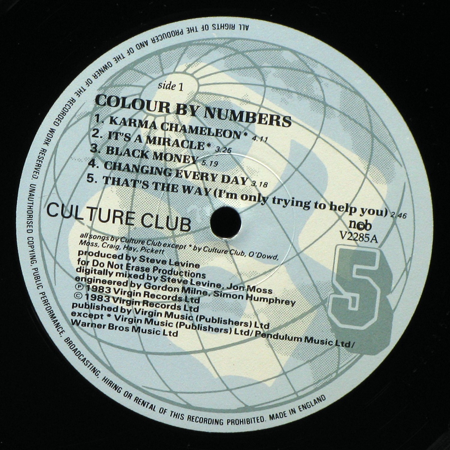 LP Culture Club — Colour By Numbers фото 2