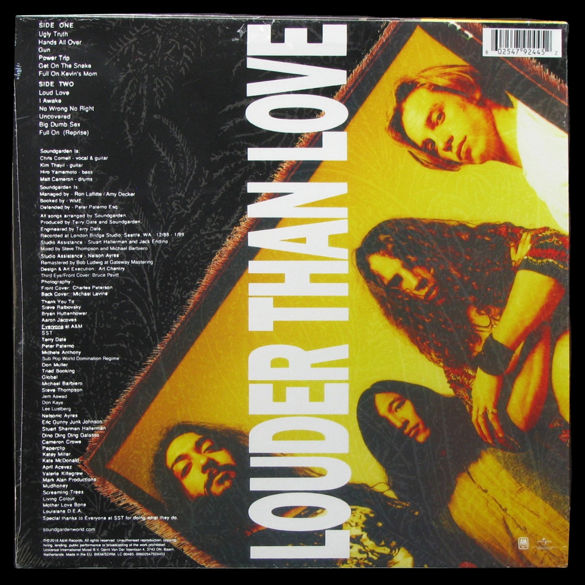 LP Soundgarden — Louder Than Love фото 2