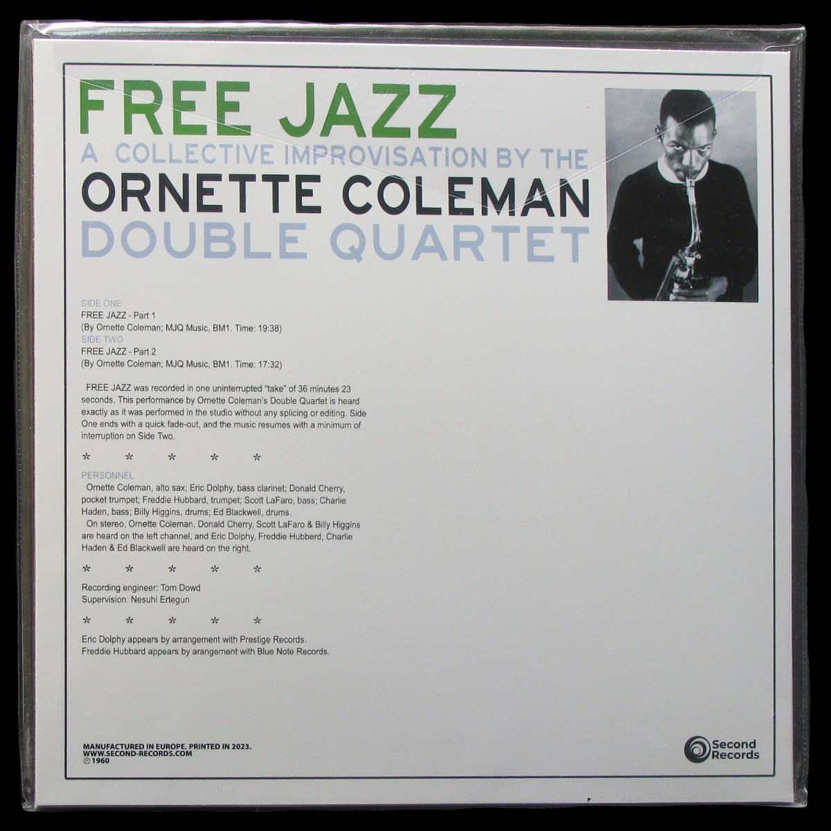 LP Ornette Coleman — Free Jazz фото 2