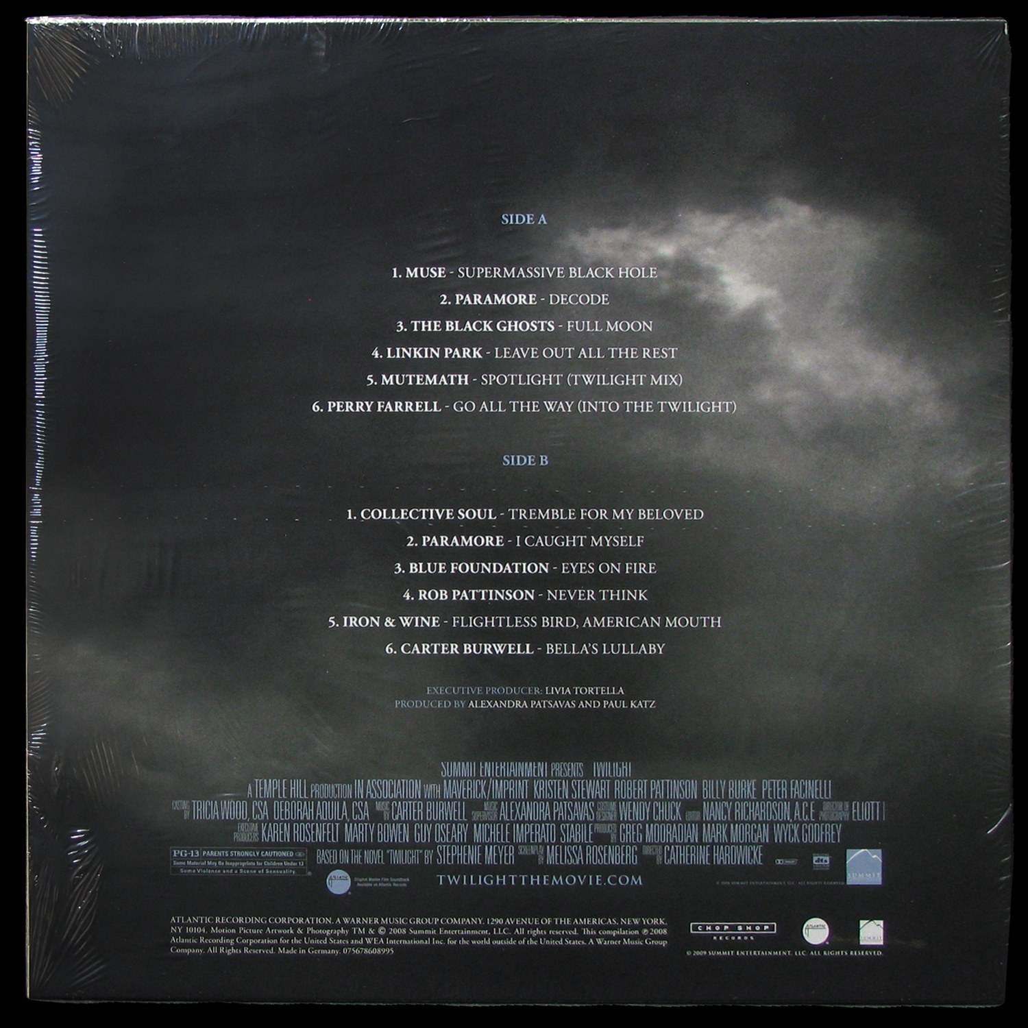 LP V/A — Twilight (Original Motion Picture Soundtrack) (coloured vinyl) фото 2