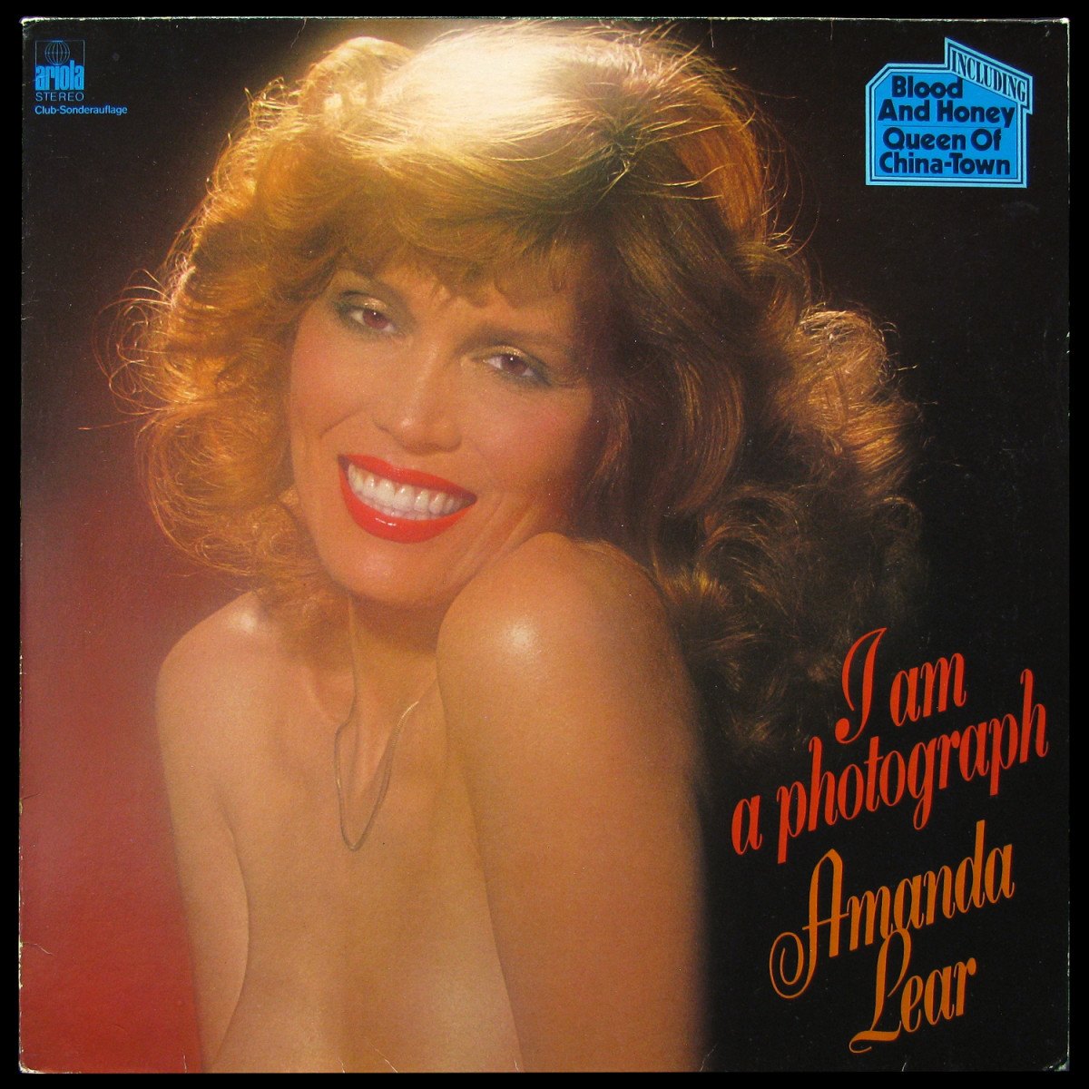 LP Amanda Lear — I Am A Photograph (club edition) фото