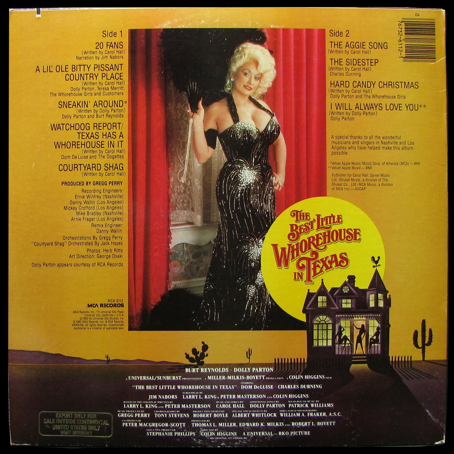 LP V/A — Best Little Whorehouse In Texas фото 2