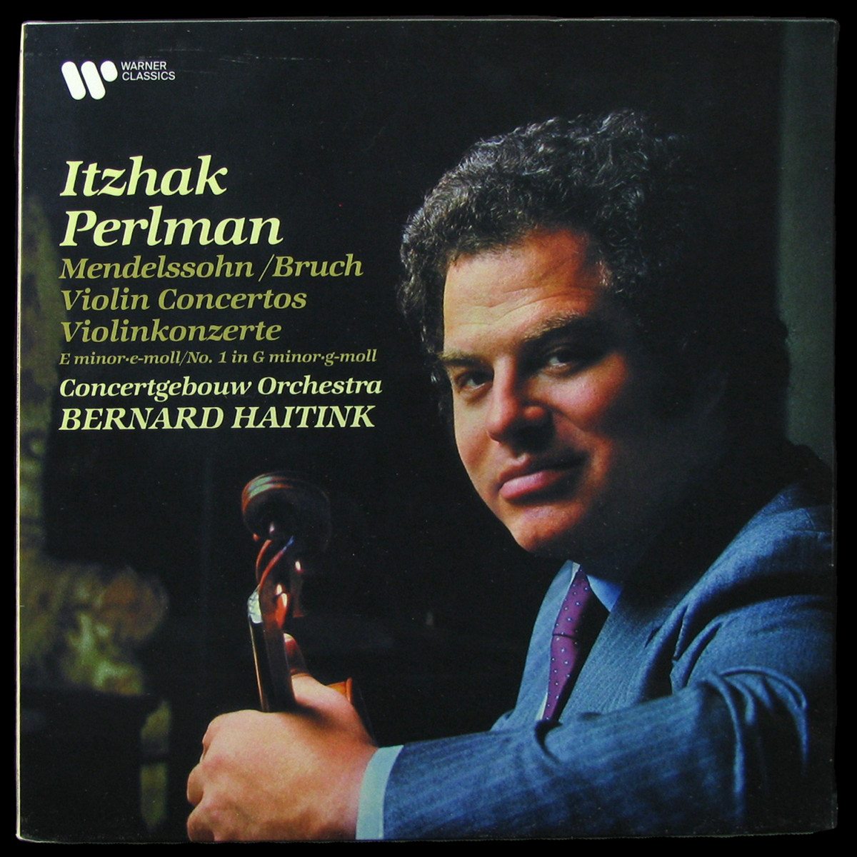 LP Itzhak Perlman — Mendelssohn / Bruch: Violin Concertos фото