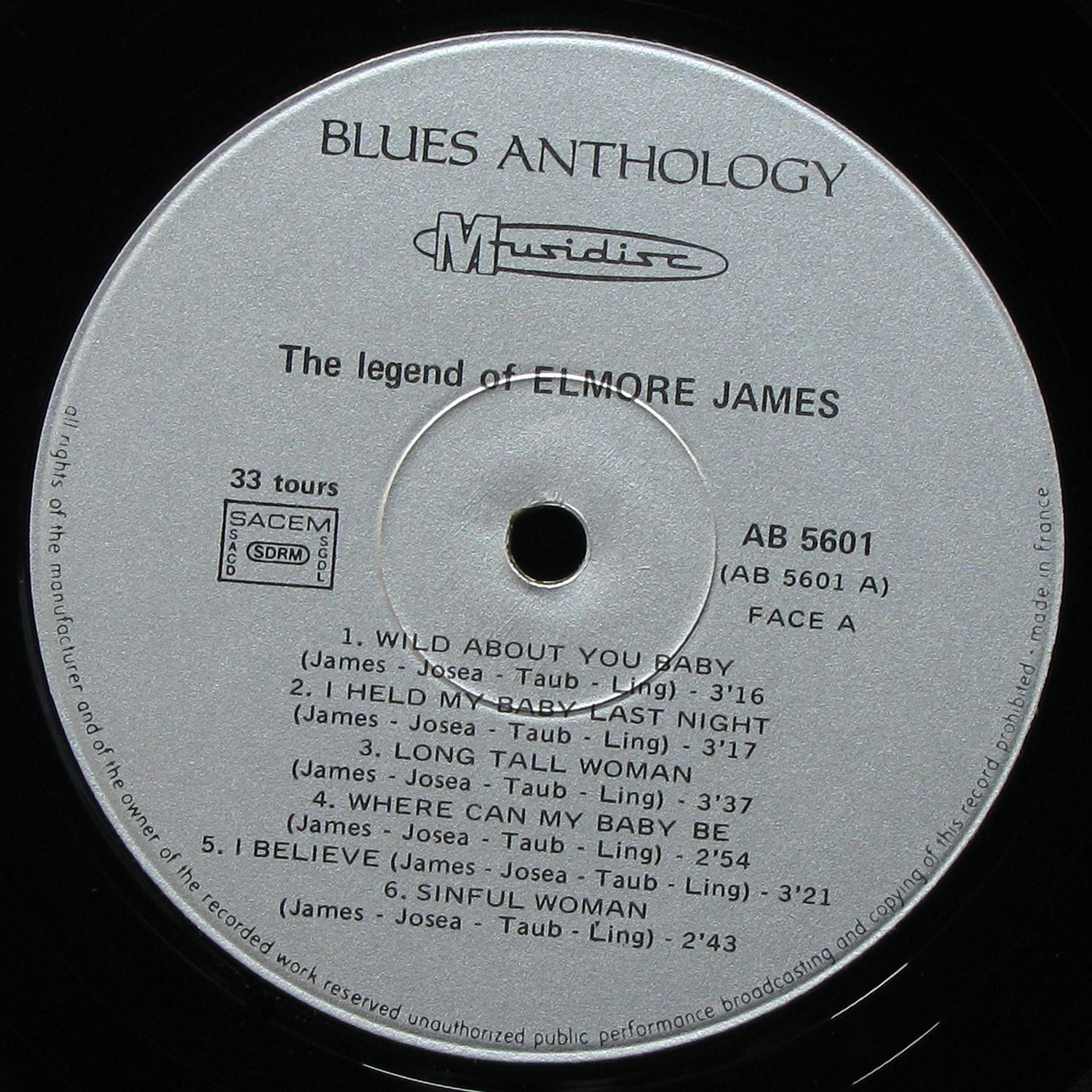 LP Elmore James — Legend Of Elmore James фото 2