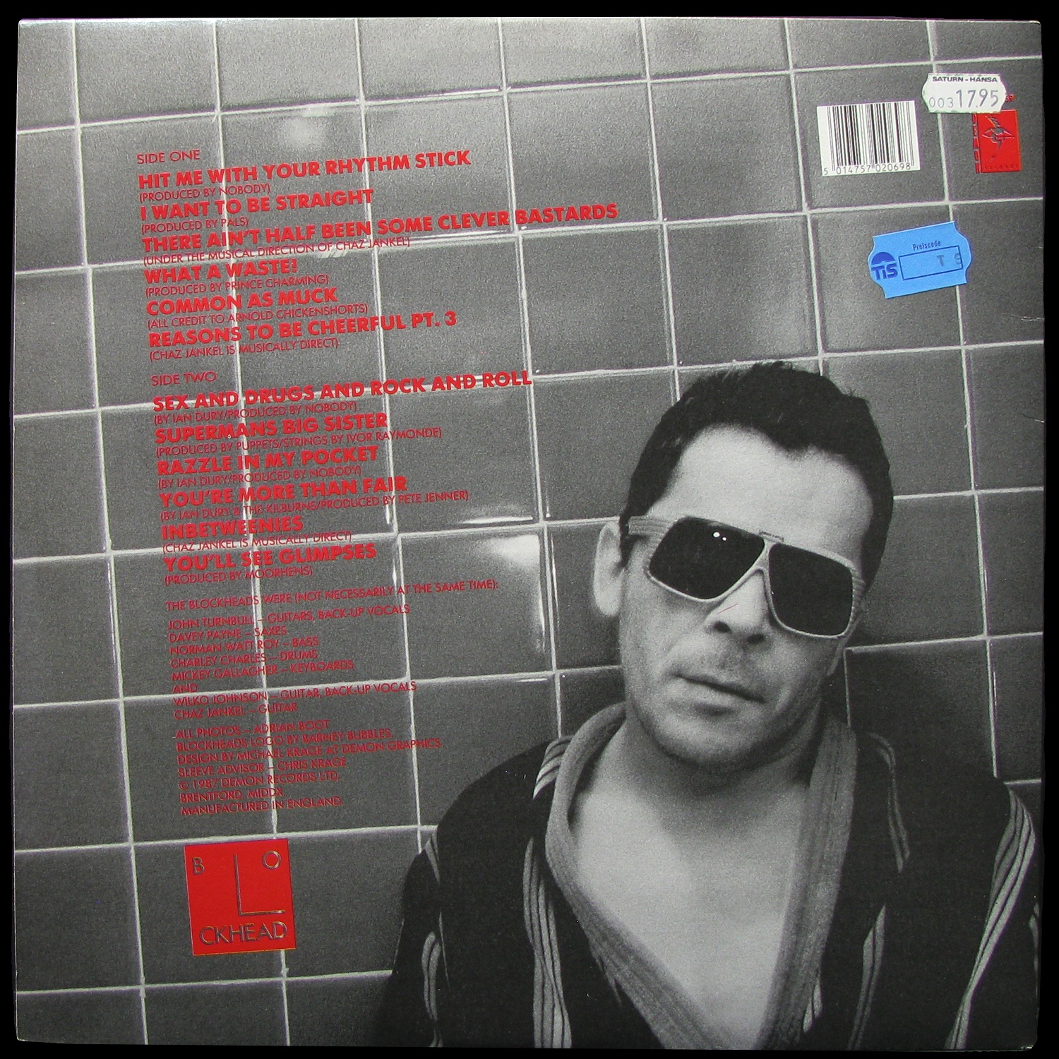 LP Ian Dury — Sex & Drugs & Rock & Roll фото 2