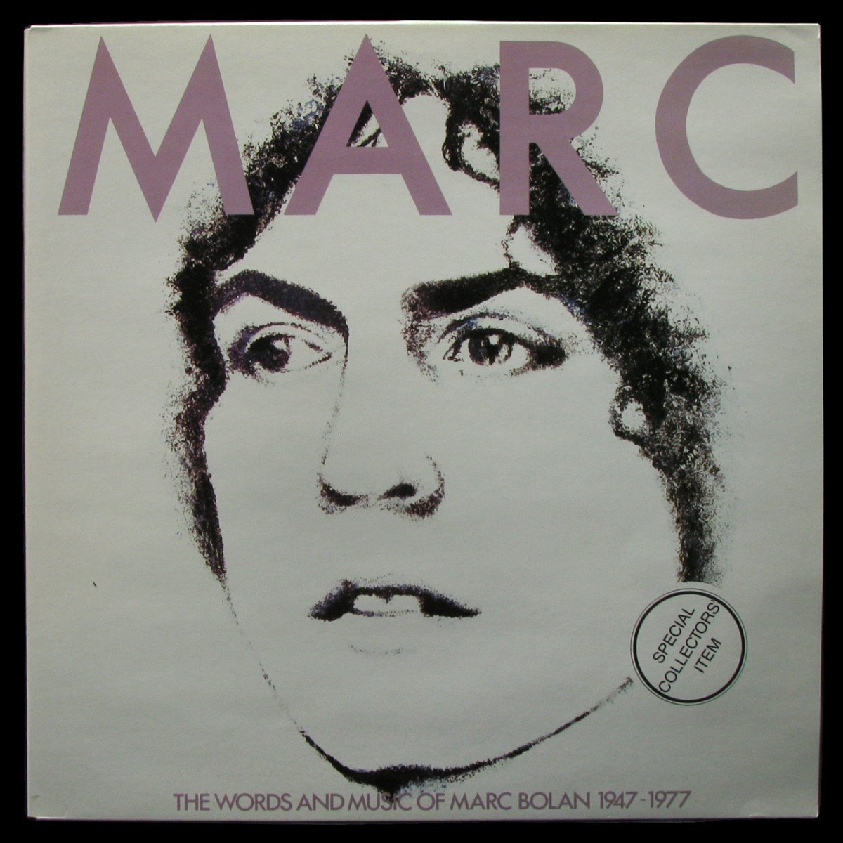 LP Marc Bolan — Words And Music Of Marc Bolan 1947 - 1977 (2LP) фото