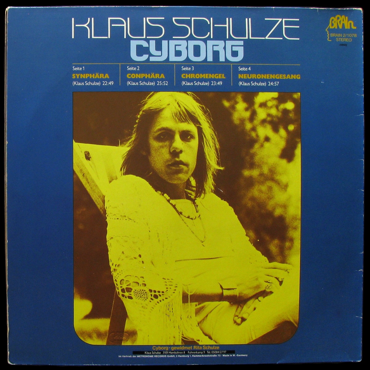 LP Klaus Schulze — Cyborg (2LP) фото 2