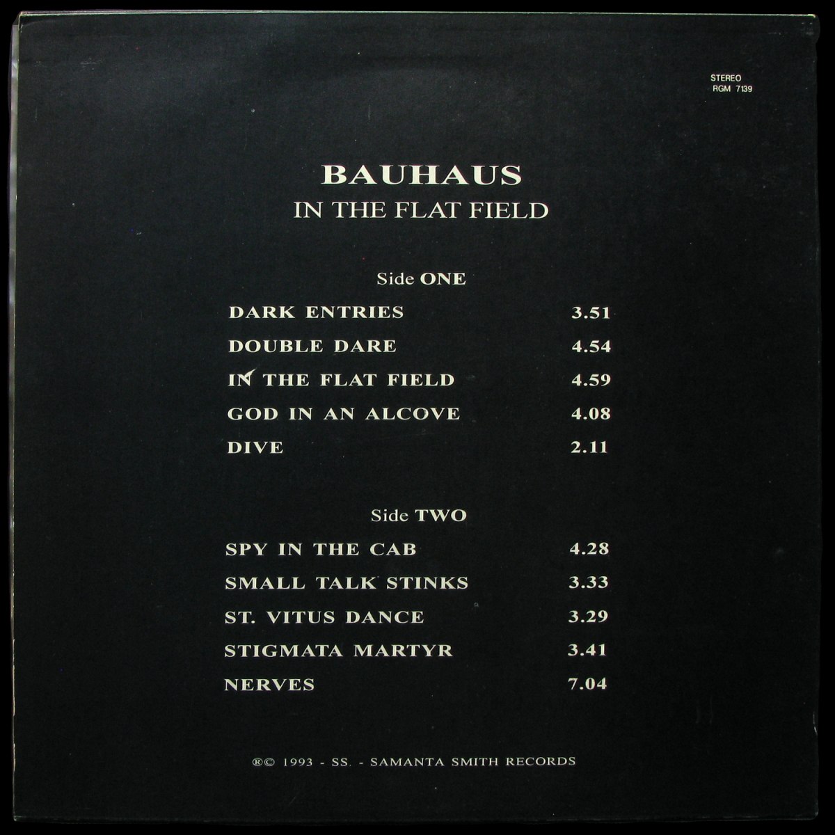 LP Bauhaus — In The Flat Field фото 2