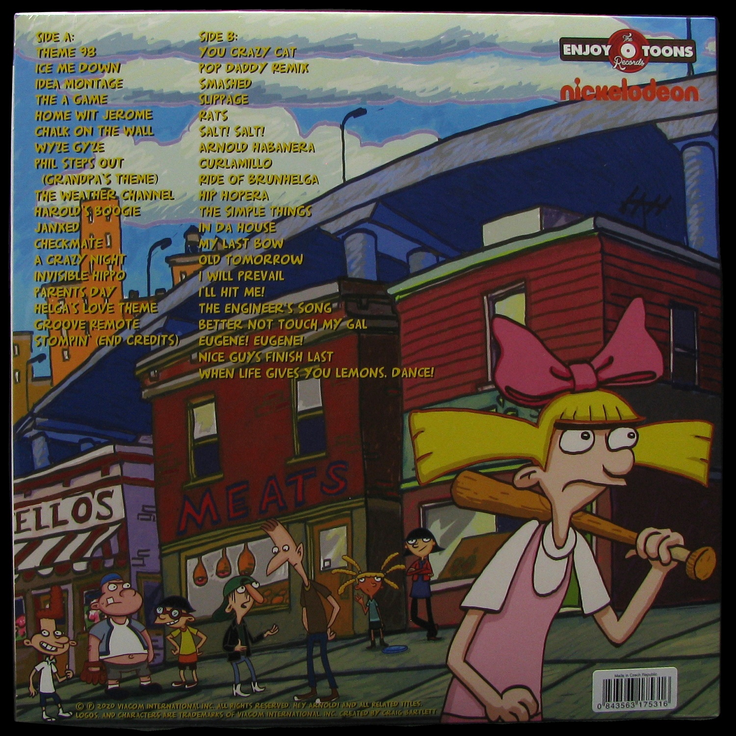 LP Jim Lang — Hey Arnold! The Music. Vol 1 (coloured vinyl) фото 2