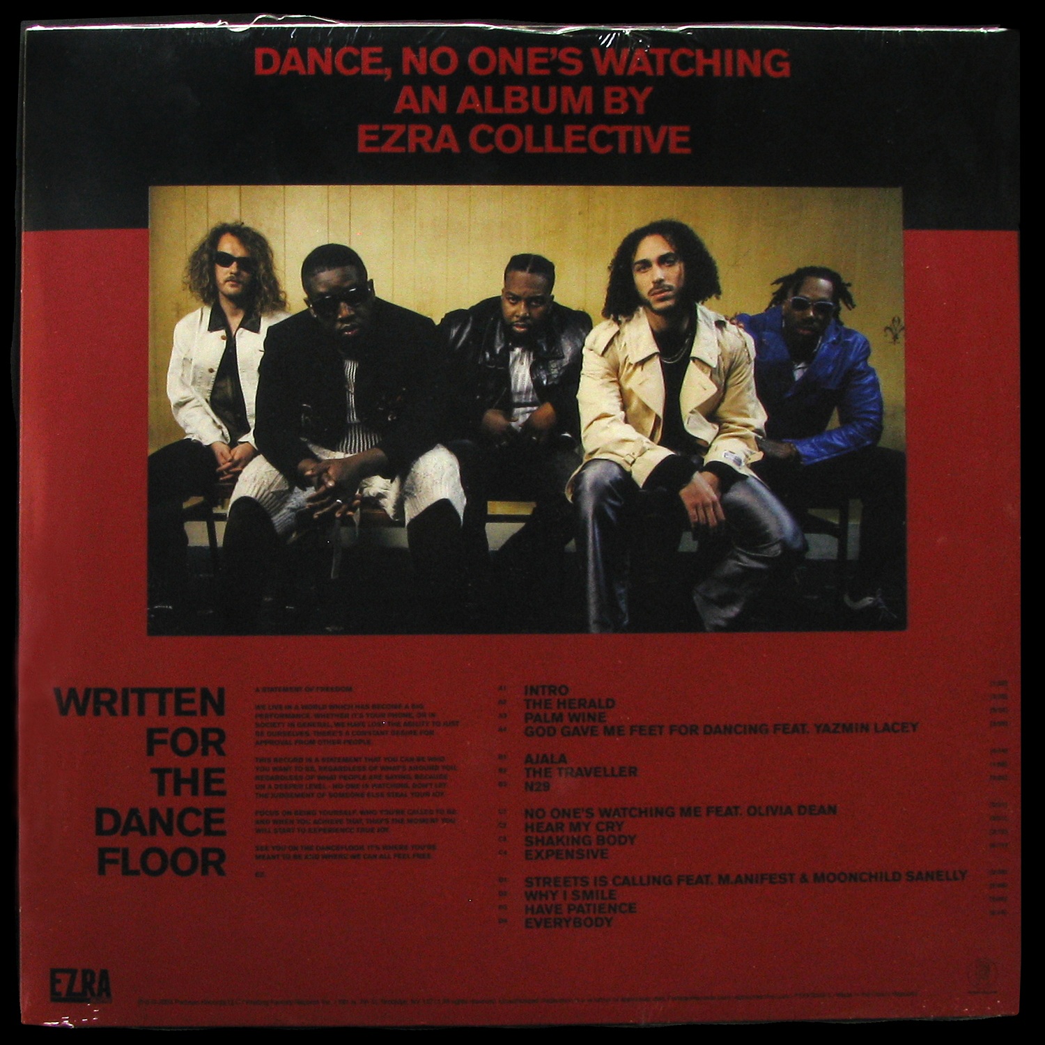 LP Ezra Collective — Dance, No One's Watching (2LP) фото 2