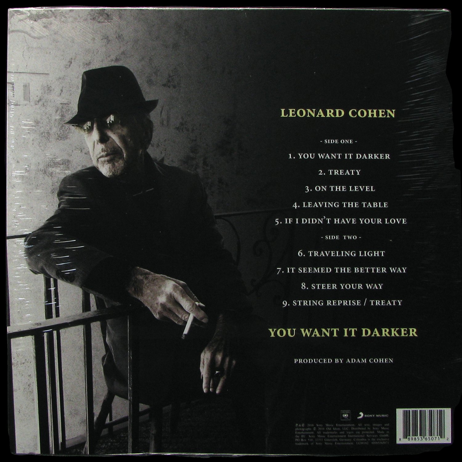 LP Leonard Cohen — You Want It Darker фото 2