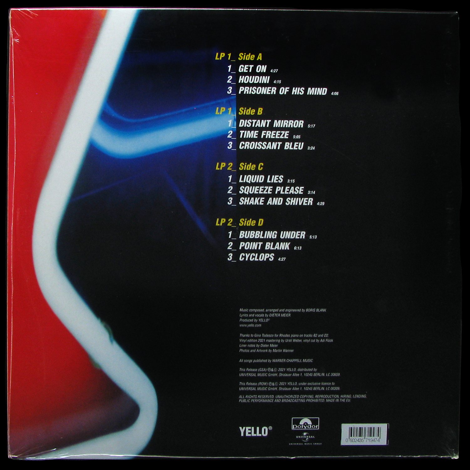 LP Yello — Motion Picture (2LP) фото 2