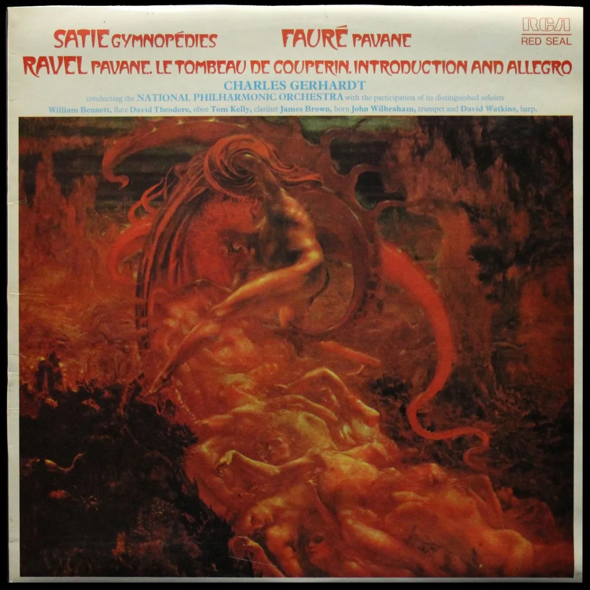LP Charles Gerhardt — Satie: Gymnopedies/Faure: Pavane/Ravel: Le Tombeau De Couperin фото