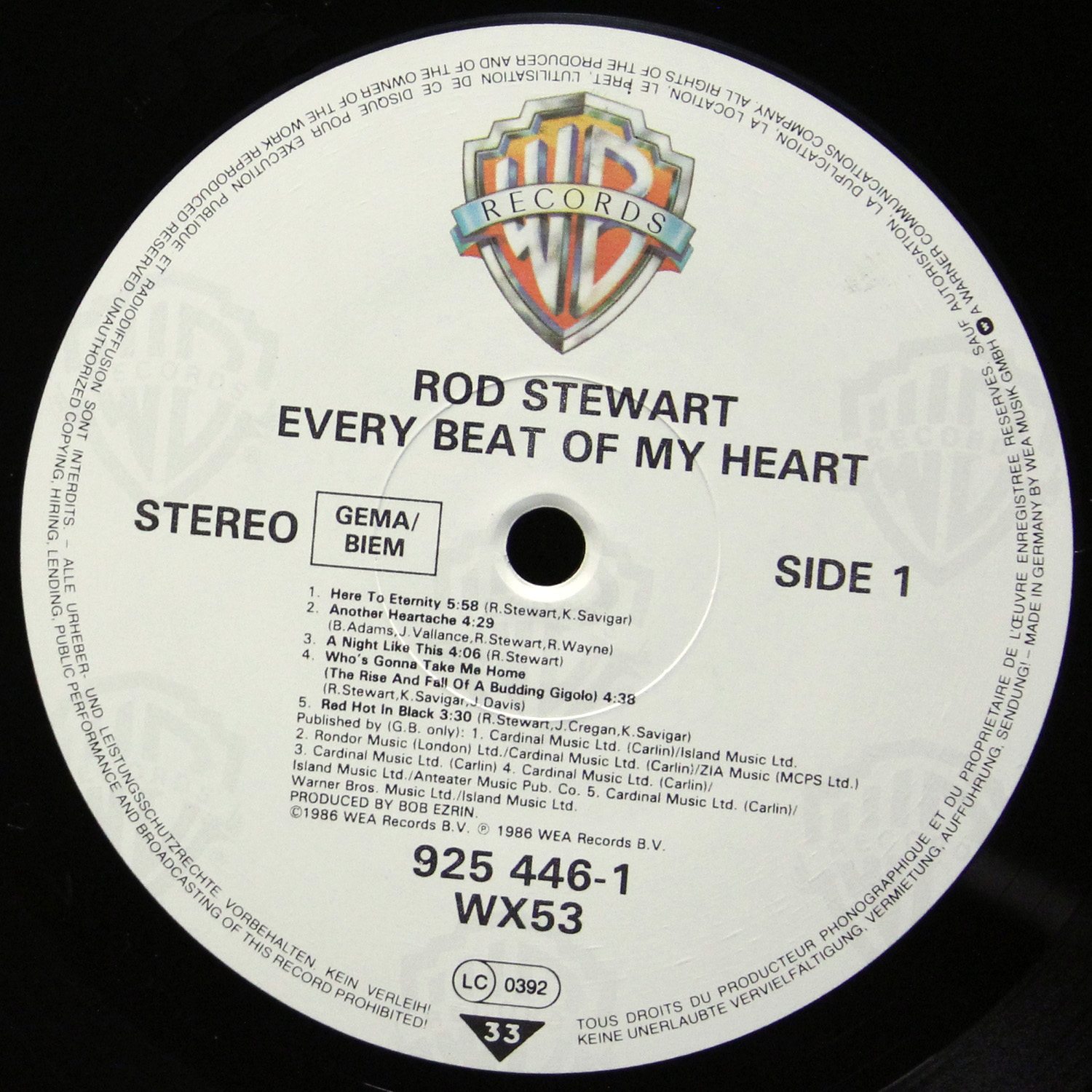 LP Rod Stewart — Every Beat Of My Heart фото 2