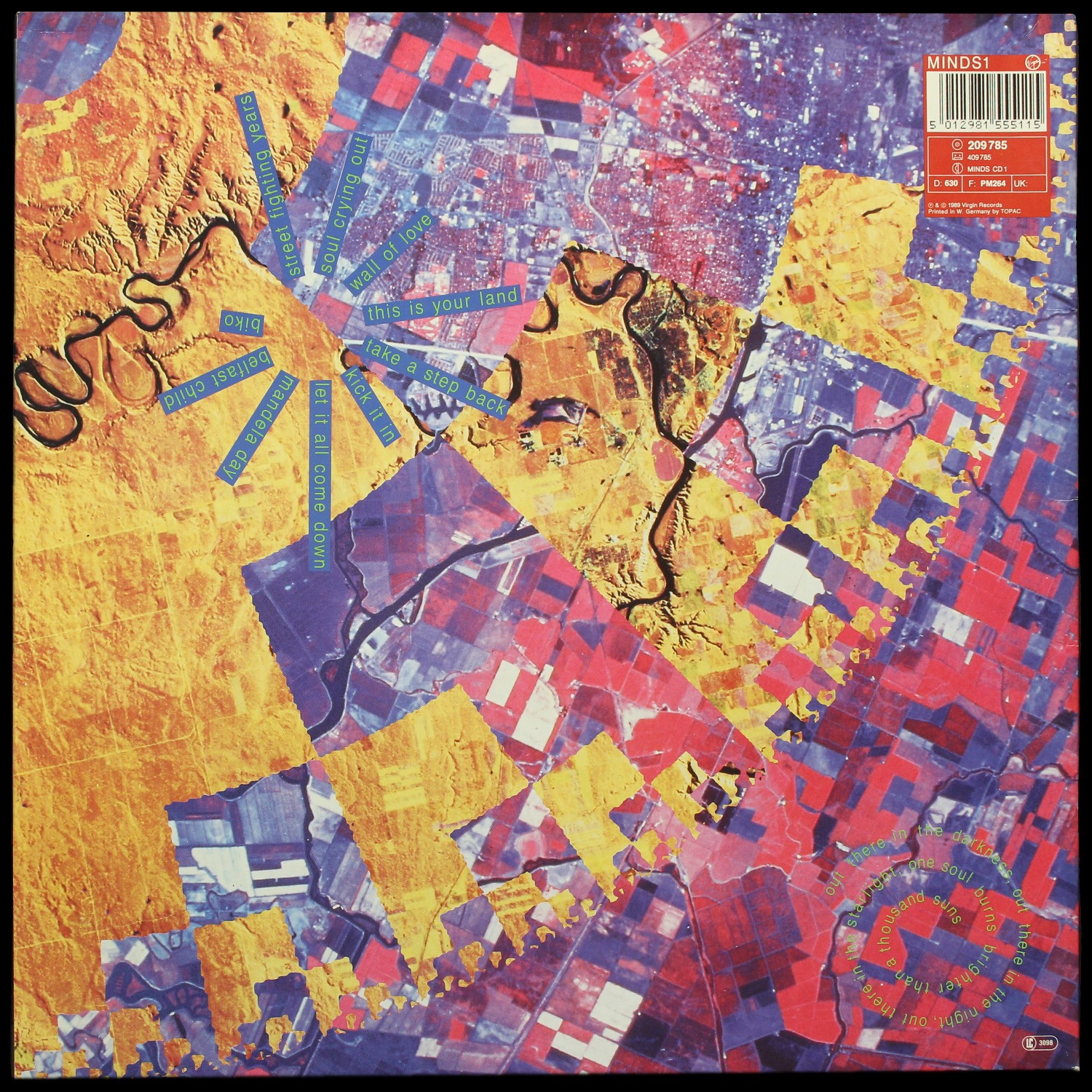 LP Simple Minds — Street Fighting Years фото 2