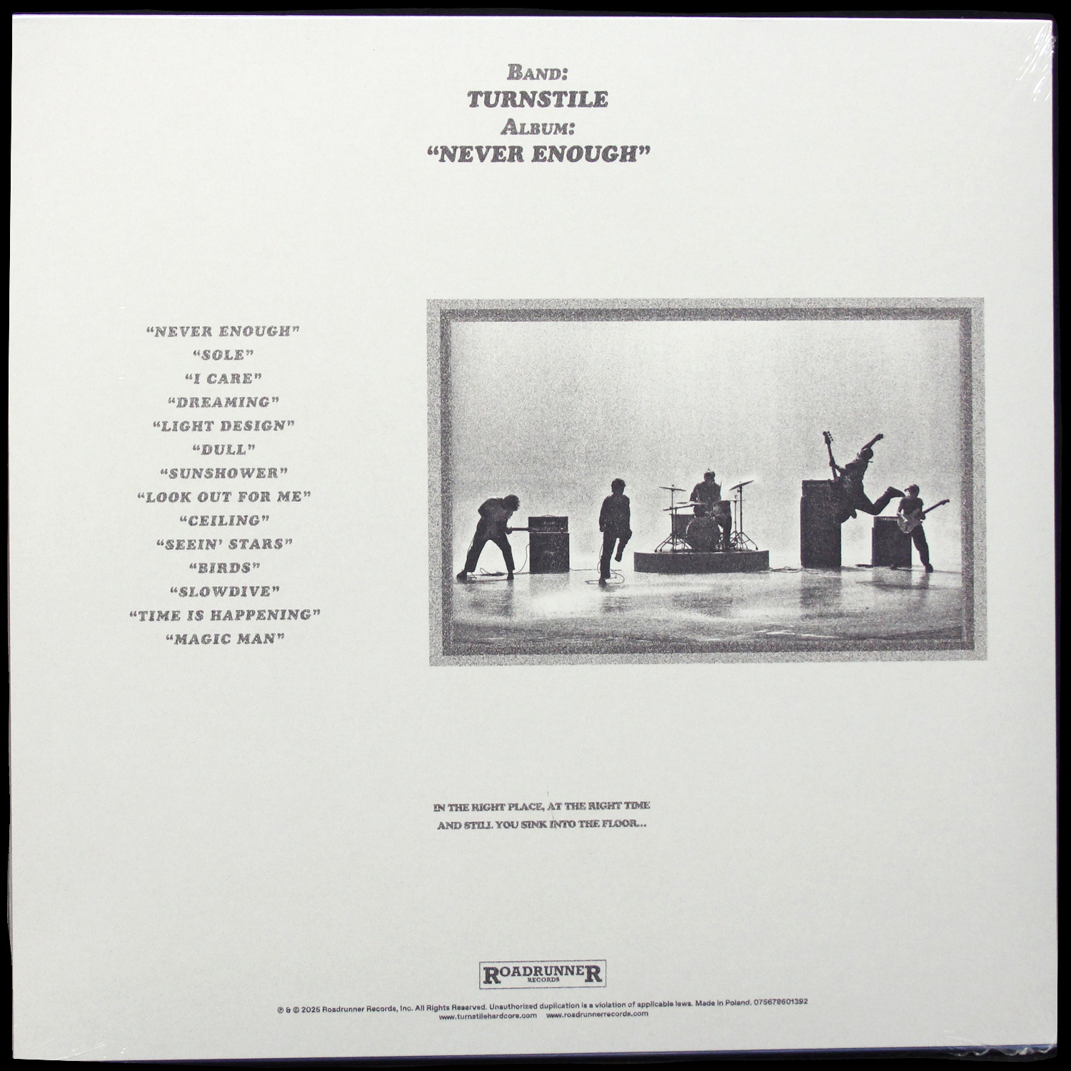 LP Turnstile — Never Enough (цветной винил) фото 2