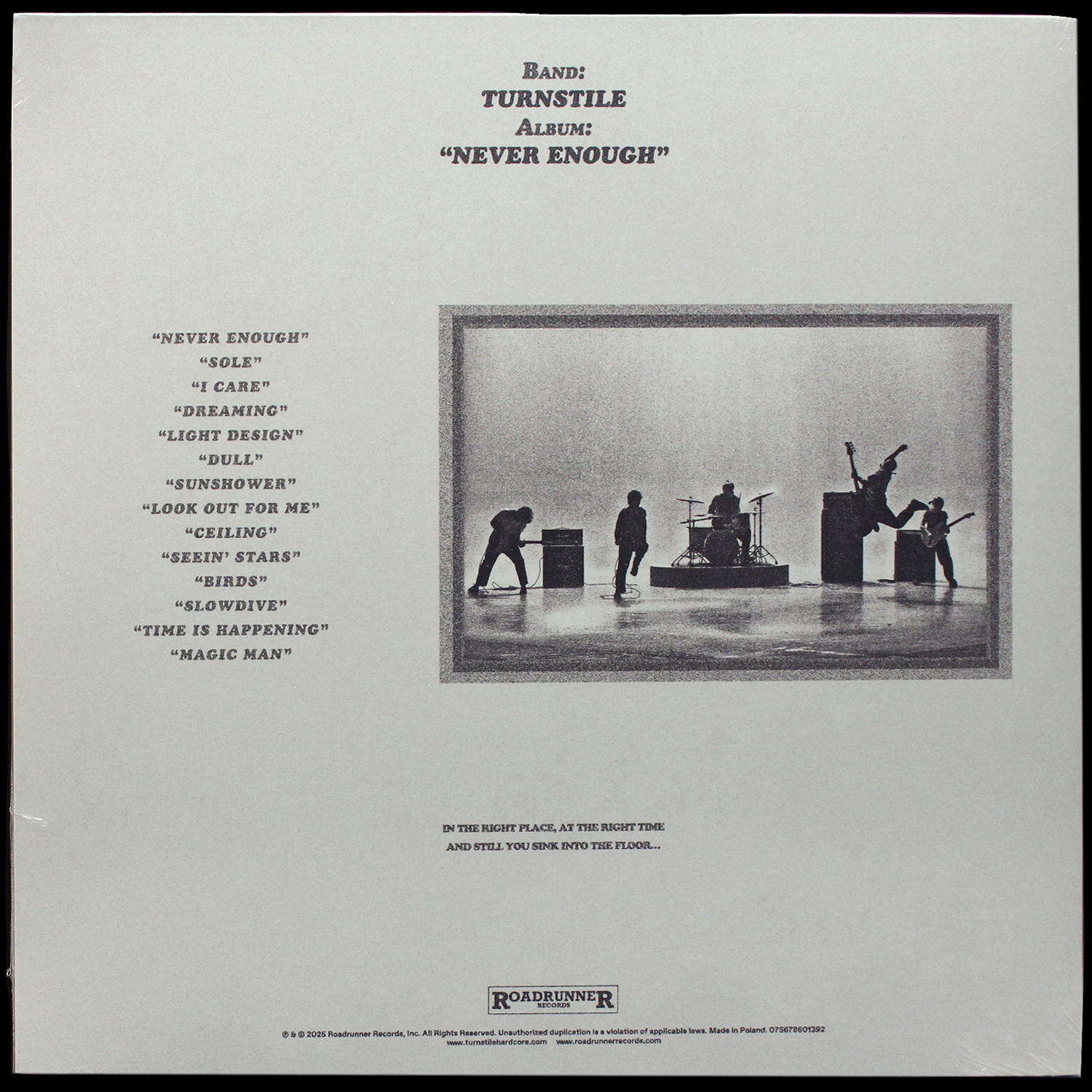 LP Turnstile — Never Enough фото 2