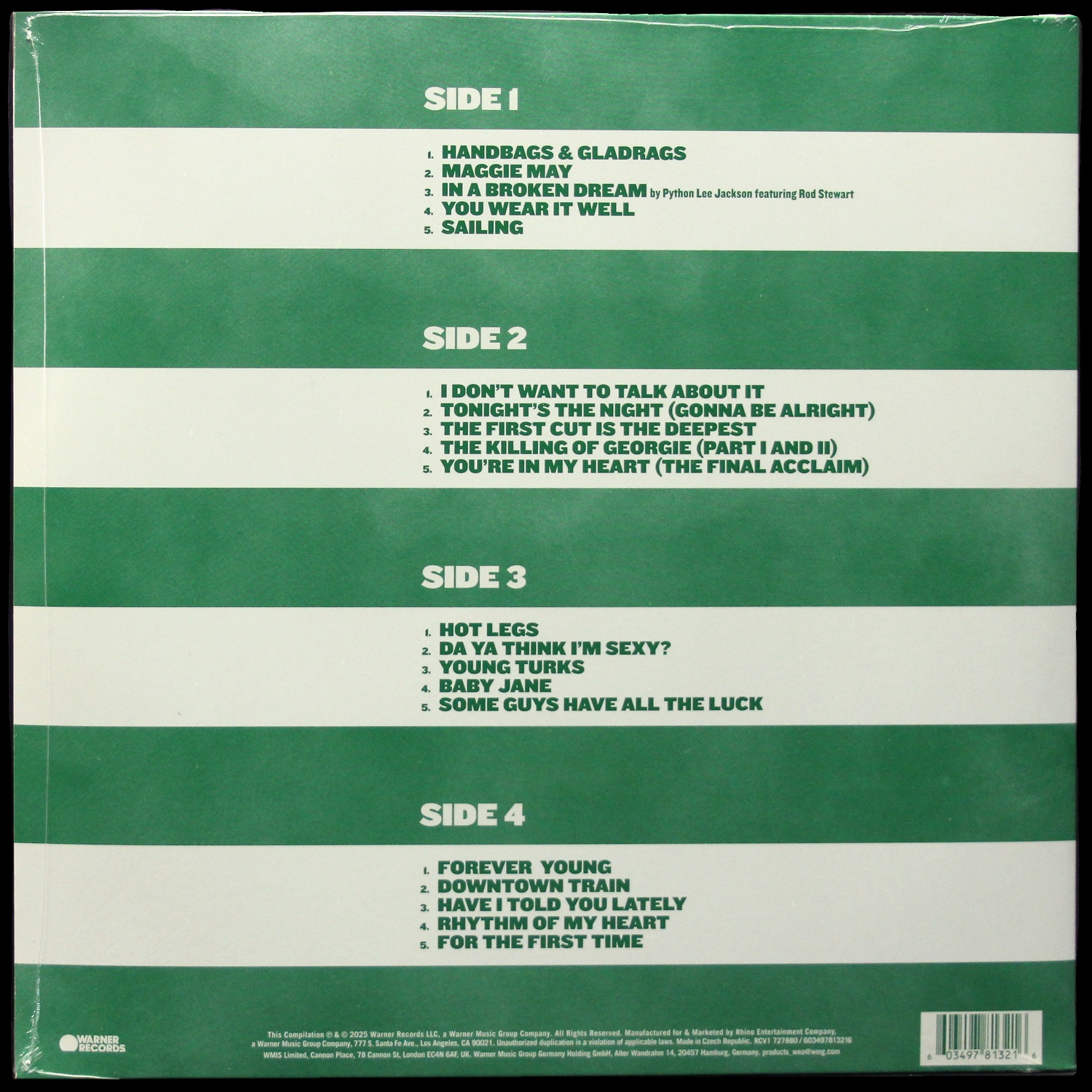 LP Rod Stewart — Ultimate Hits (2LP,  цветной винил) фото 2