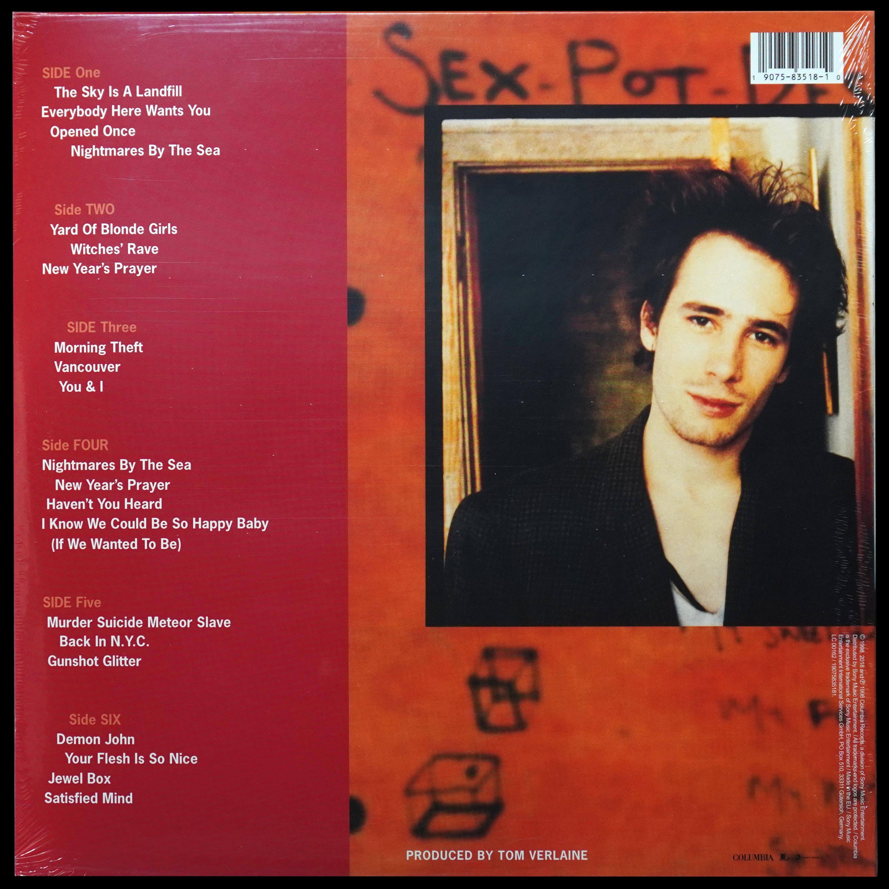 LP Jeff Buckley — Sketches For My Sweetheart The Drunk (3LP) фото 2