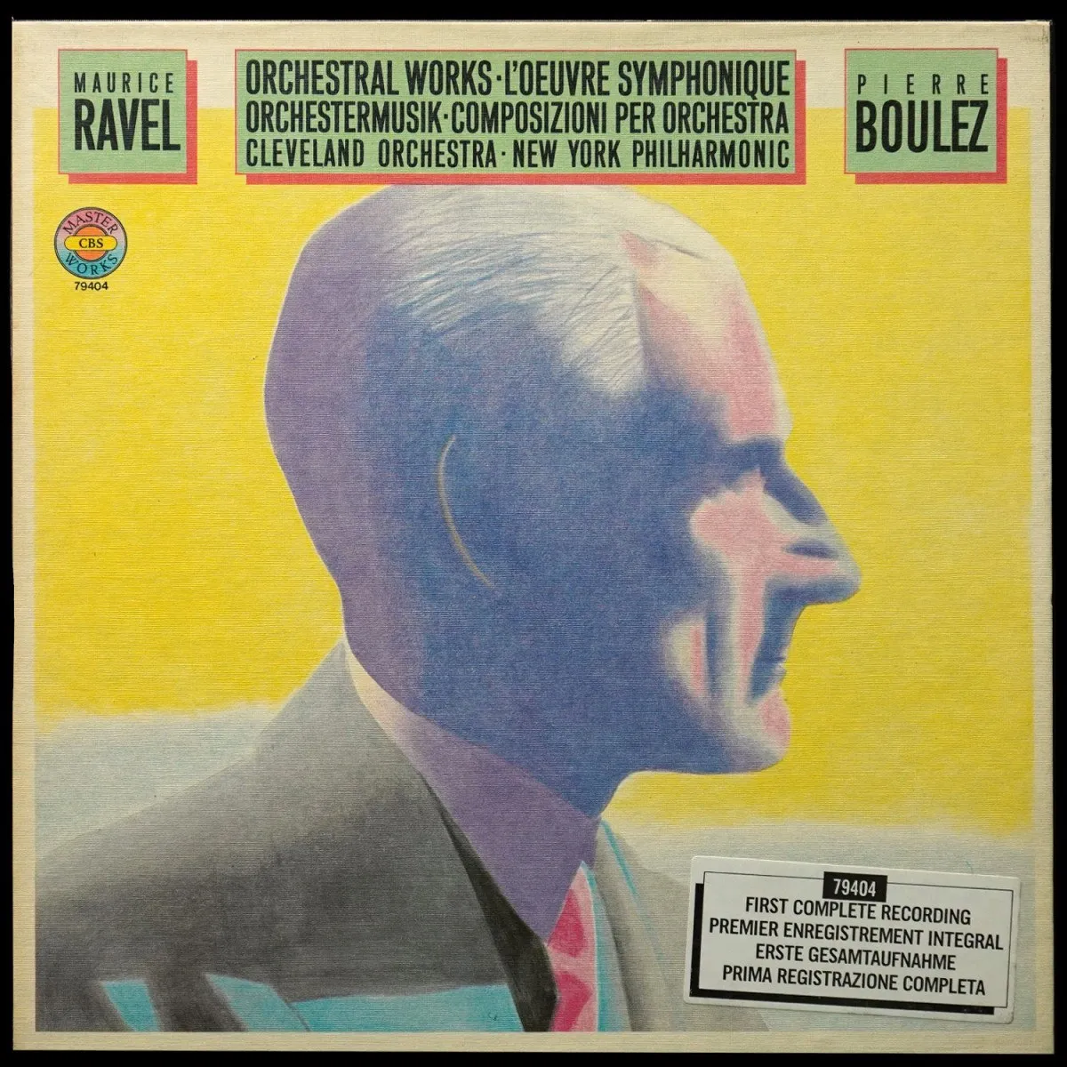 LP Maurice Ravel — Orchestral Works • L'Oeuvre Symphonique • Orchestermusik • Composizioni Per Orchestra (4LP, буклет) фото