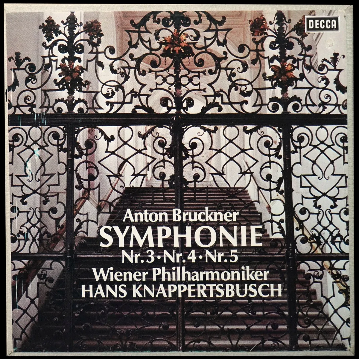 LP Hans Knappertsbusch — Bruckner: Symphonie Nr. 3 • Nr. 4 • Nr. 5 (3LP, бокс) фото