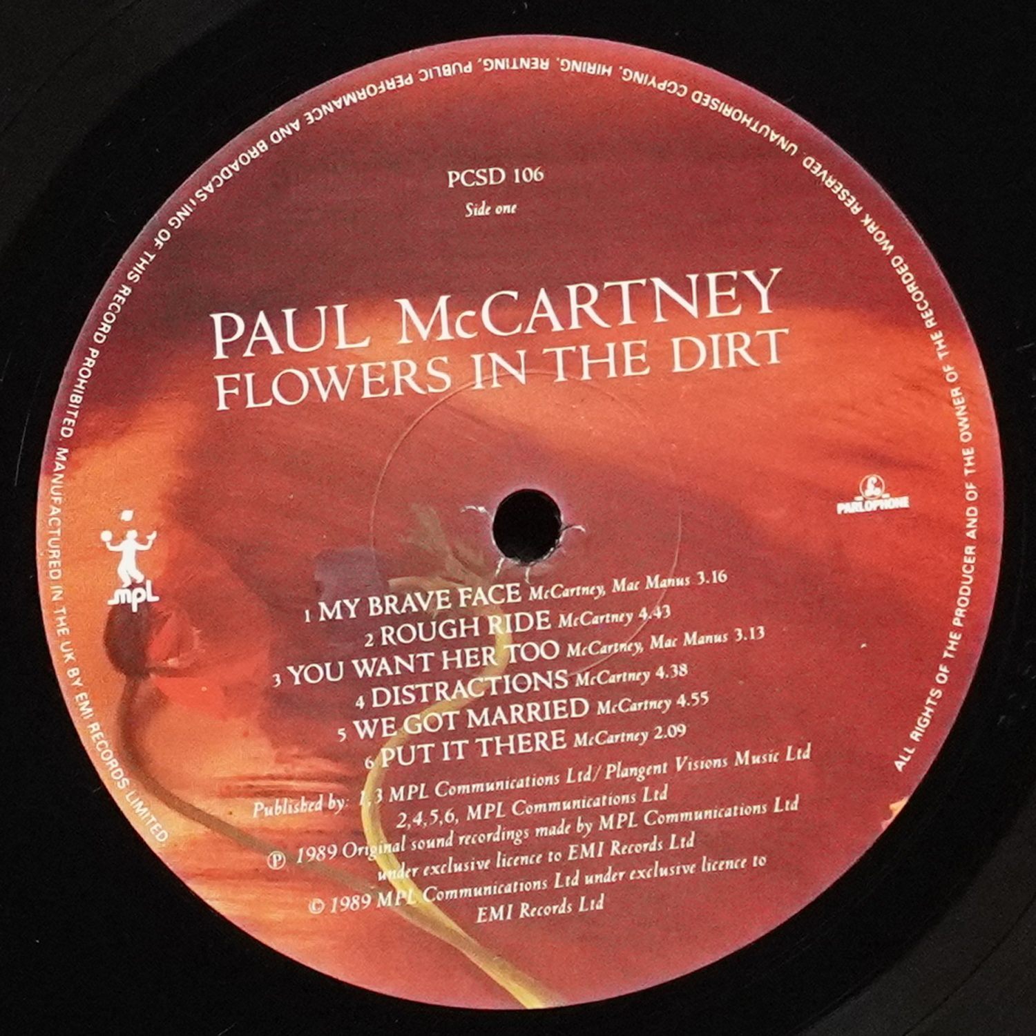 LP Paul McCartney — Flowers In The Dirt - World Tour Pack (+ 2 постера) фото 3