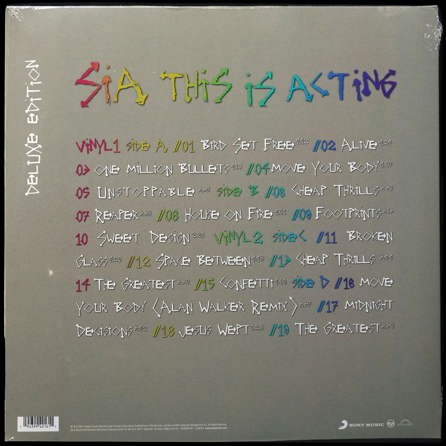 LP Sia — This Is Acting (2LP) фото 2