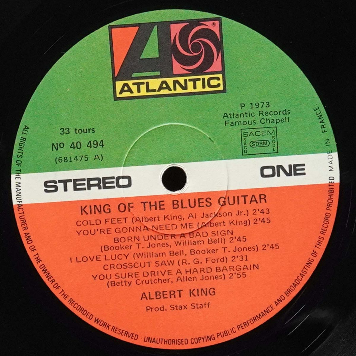 LP Albert King — King Of The Blues Guitar фото 3