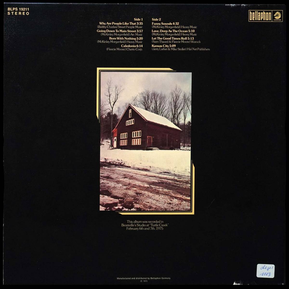 LP Muddy Waters — Woodstock Album фото 2