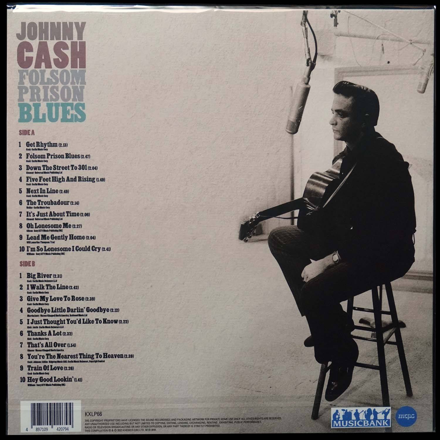 LP Johnny Cash — Folsom Prison Blues фото 2