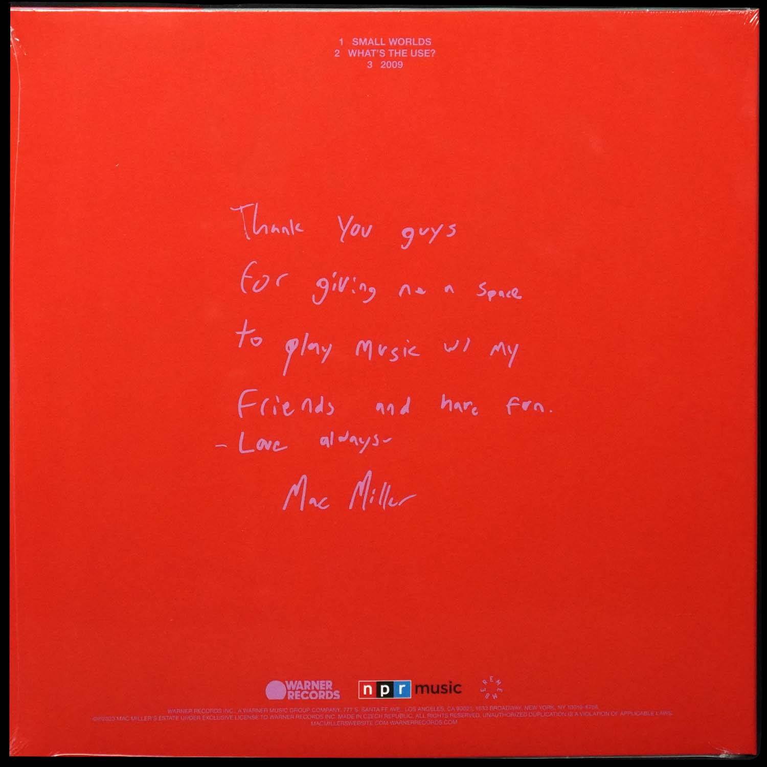 LP Mac Miller — NPR Music Tiny Desk Concert (цветной винил, EP (мини-альбом)) фото 2