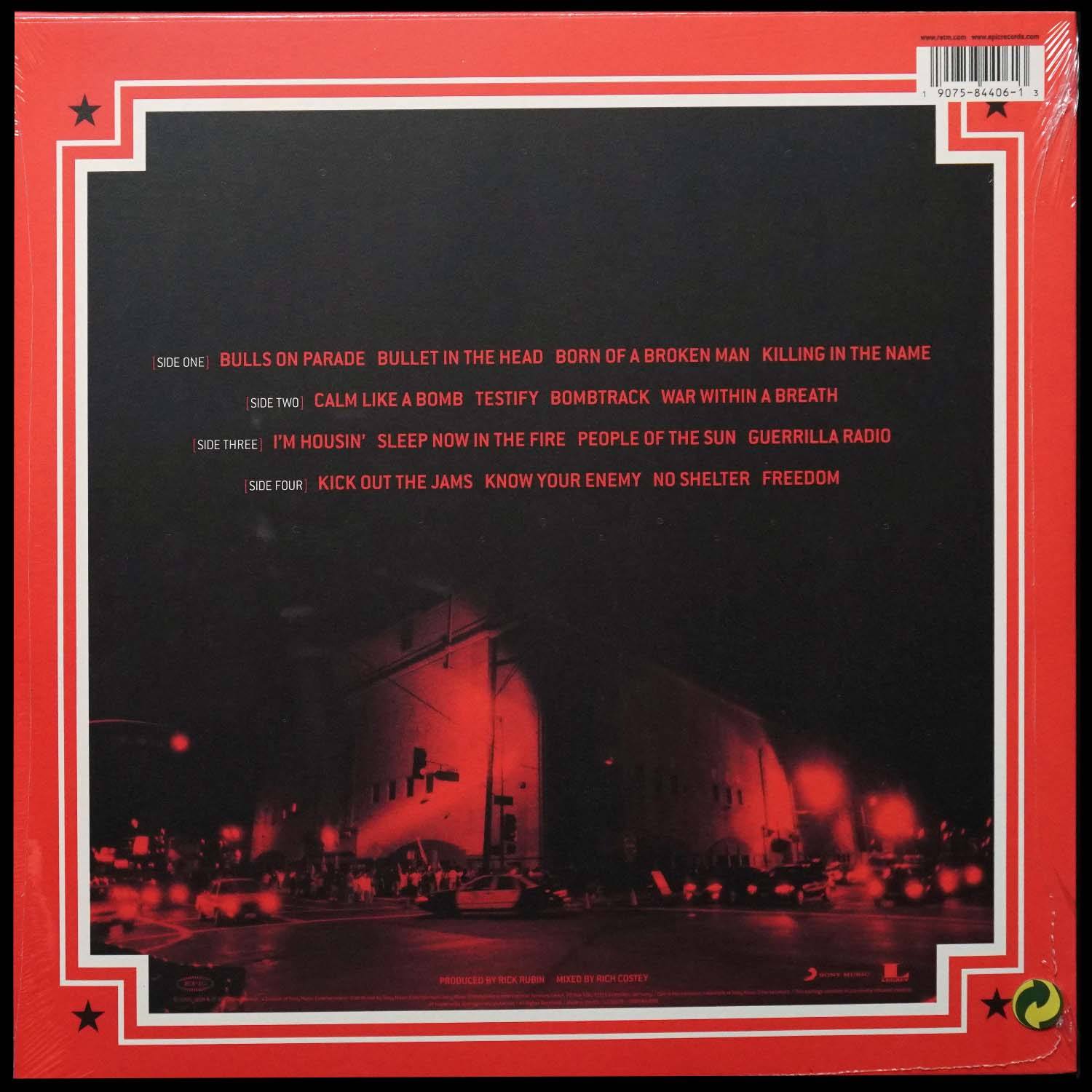 LP Rage Against The Machine — Live At The Grand Olympic Auditorium (2LP) фото 2