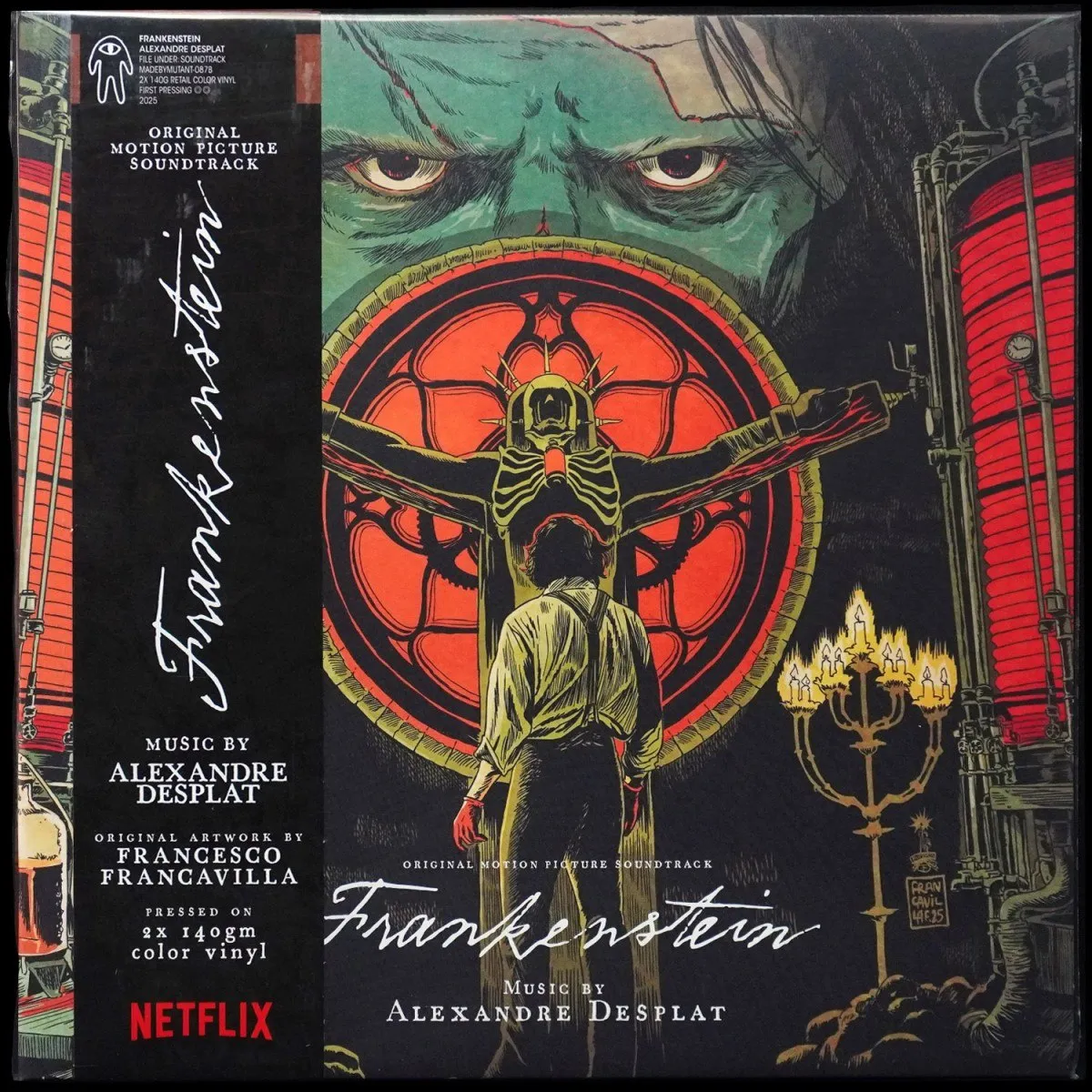 LP Alexandre Desplat — Frankenstein (Original Motion Picture Soundtrack) (2LP, + obi, цветной винил) фото