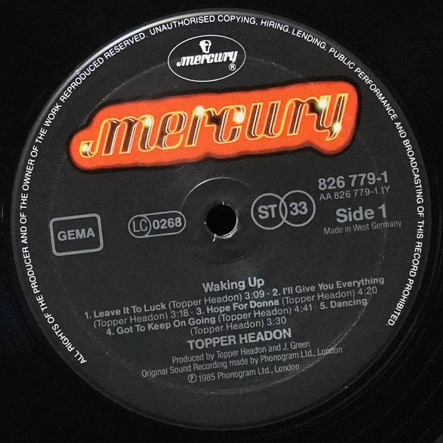 LP Topper Headon — Waking Up фото 2