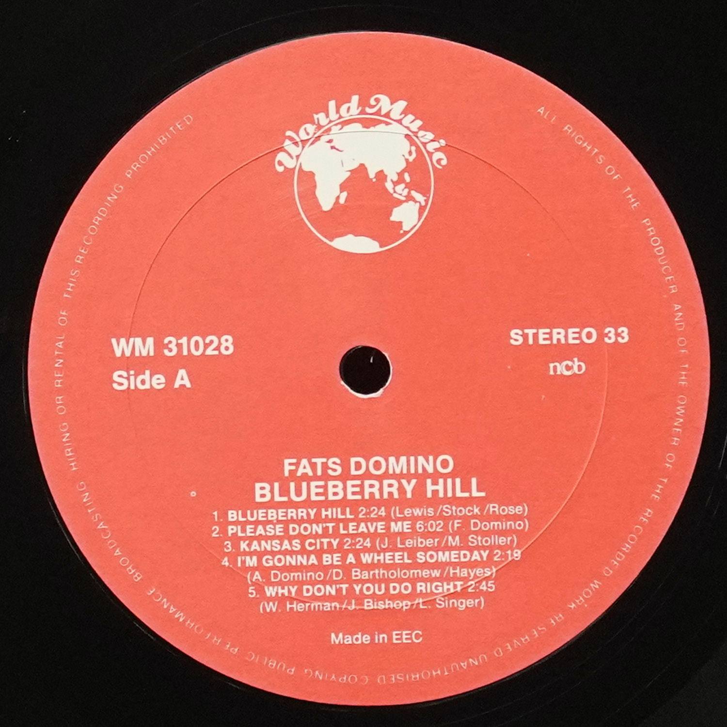 LP Fats Domino — Blueberry Hill фото 2