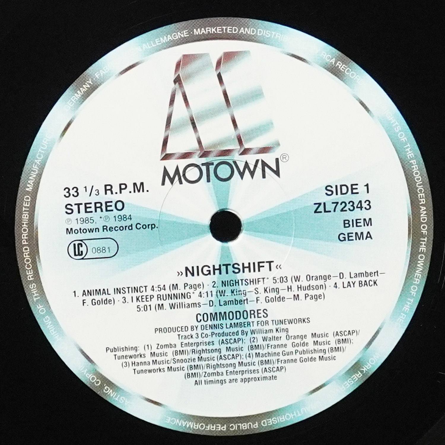 LP Commodores — Nightshift фото 2