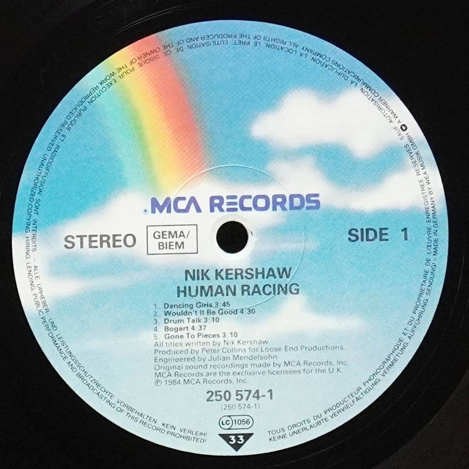 LP Nik Kershaw — Human Racing фото 2