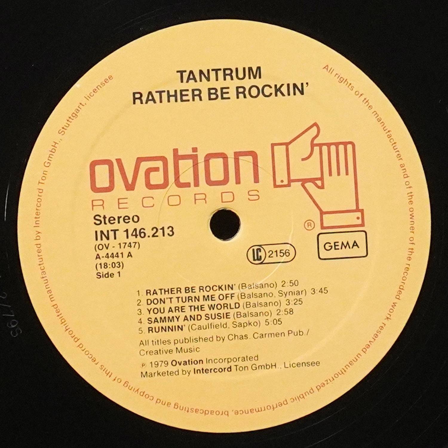 LP Tantrum — Rather Be Rockin' фото 2
