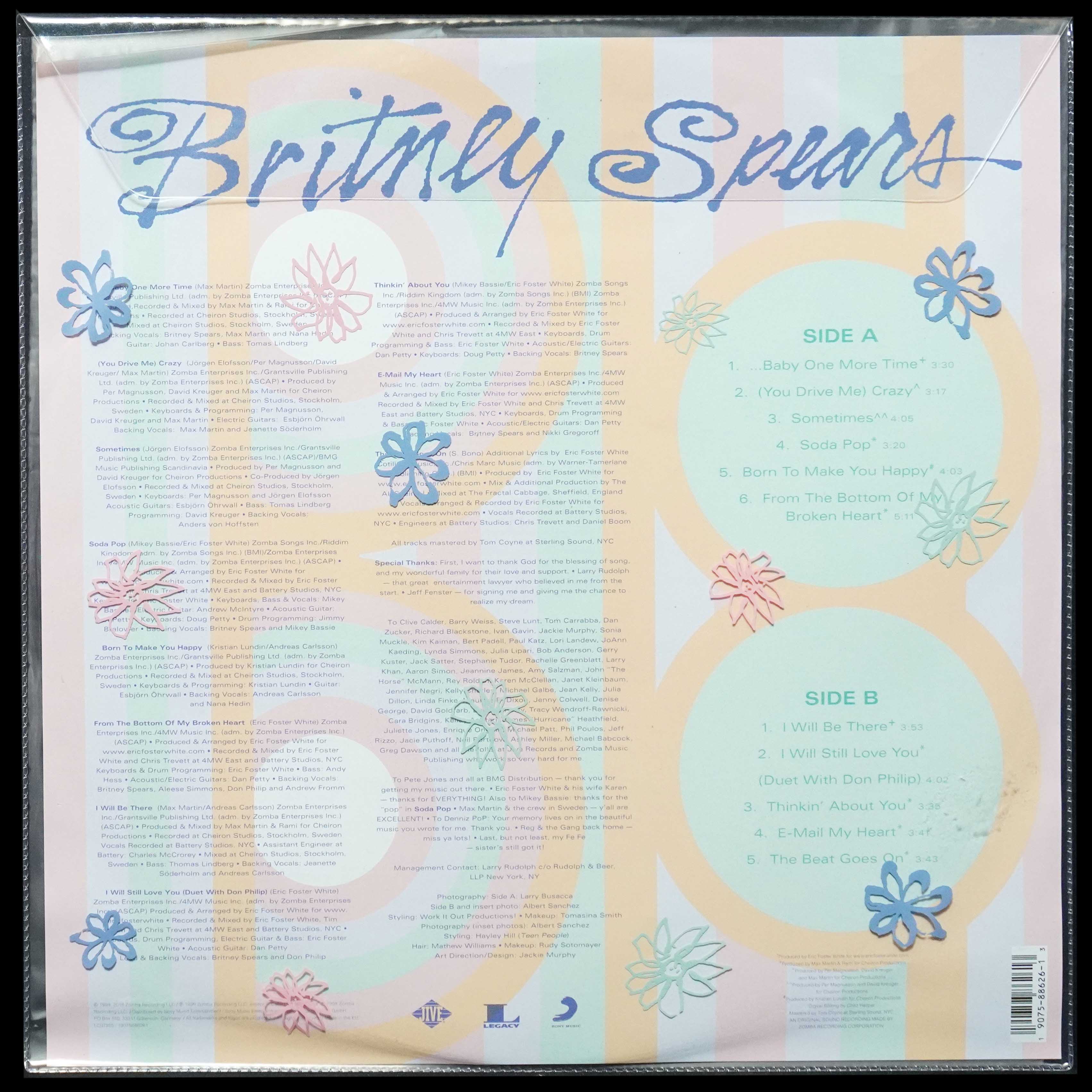 LP Britney Spears — ...Baby One More Time (picture disc (пикчер диск)) фото 2