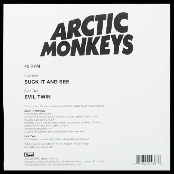 LP Arctic Monkeys — Suck It And See (сингл) фото 2