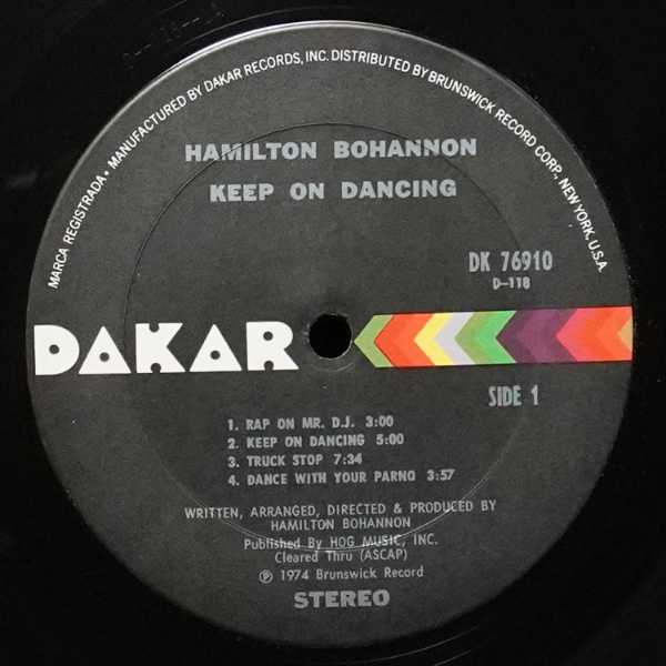 LP Hamilton Bohannon — Keep On Dancin' фото 3